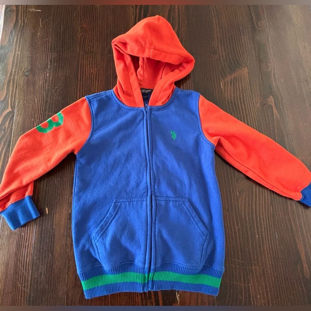 U.S.‎ Polo Assn. | Zipper Hoodie | Youth Size Medium (8)